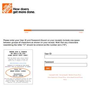 How to Take Home Depot Survey