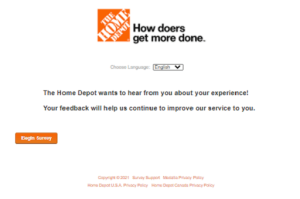 How to Take the Home Depot Survey