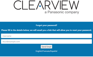 Reset QSSWeb Clearview Login Password 1
